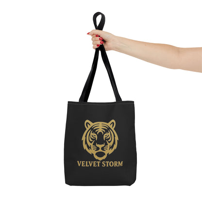 Bold Tiger Tote Bag | Velvet Storm Design, Reusable Shopping Bag, Fashion Accessories, Animal Lovers Gift, Wild Style Carryall